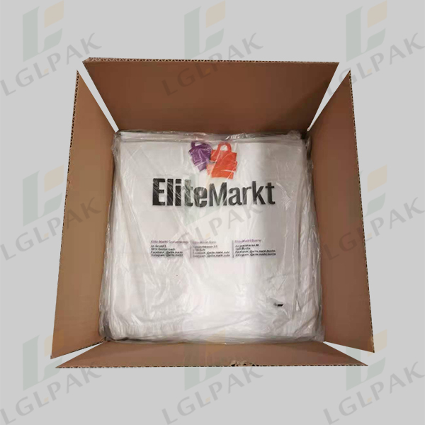 custom plastic T-shirt shopping bag with logo-carton